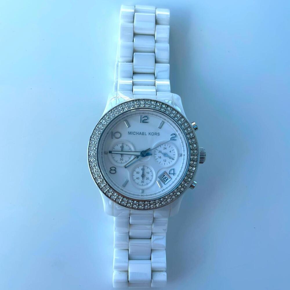 Michael Kors Ceramic Runway watch